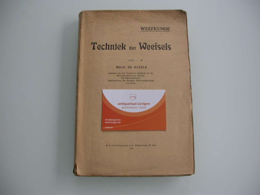 De Ketele Techniek der weefsels