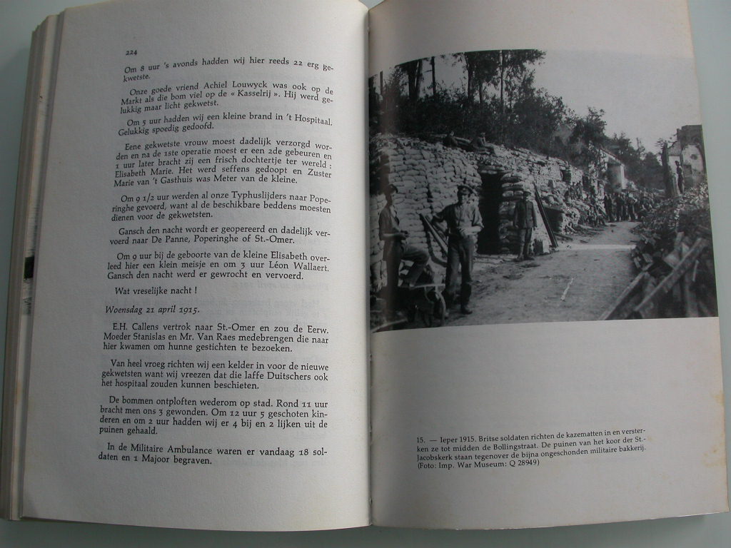 Geldhof Oorlogsdagboeken over Ieper 1914-1915 deel 1