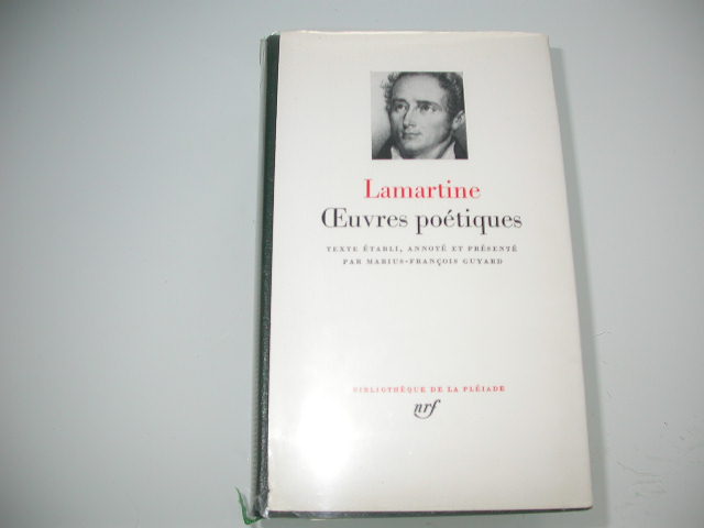 de Lamartine A: Oeuvres poétiques complètes