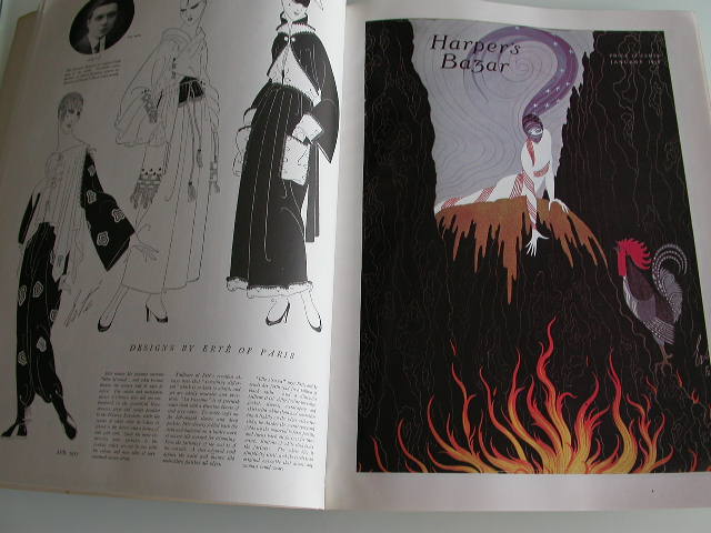 Designs by Erte Fashion Drawings and Illustrations from Harper's Bazaar