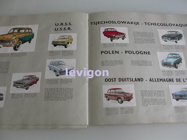 Les autos dans le monde 1964