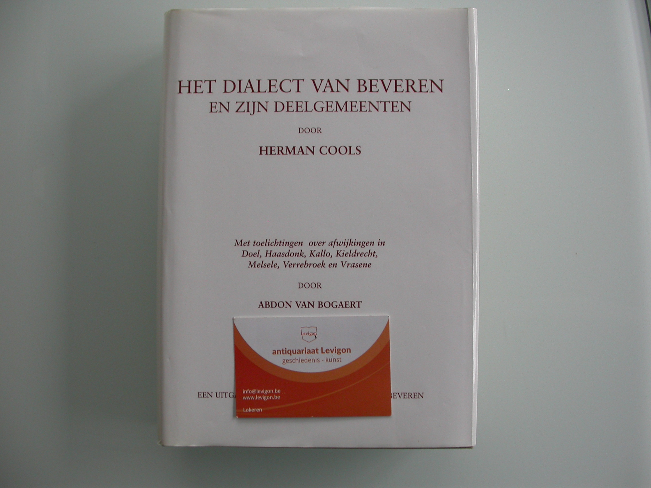 Cools Het dialect van Beveren en zijn deelgemeenten