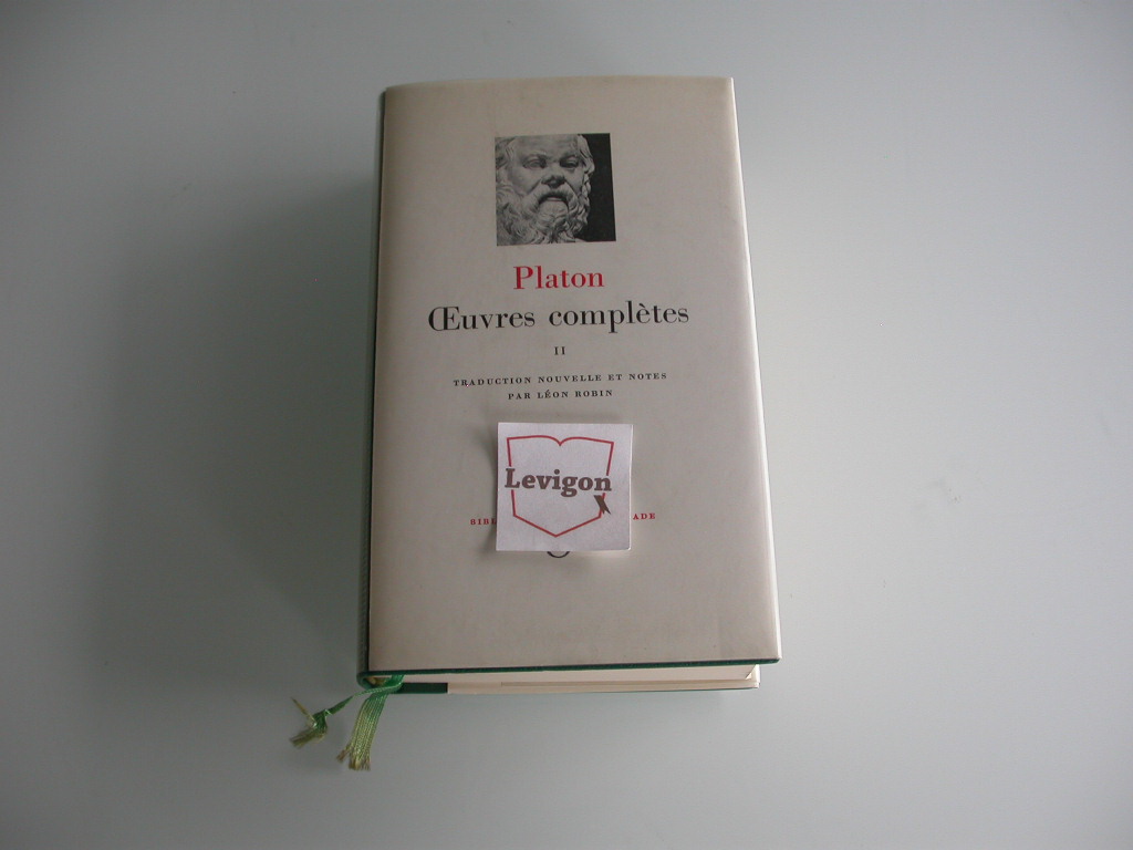 Platon Oeuvres complètes II