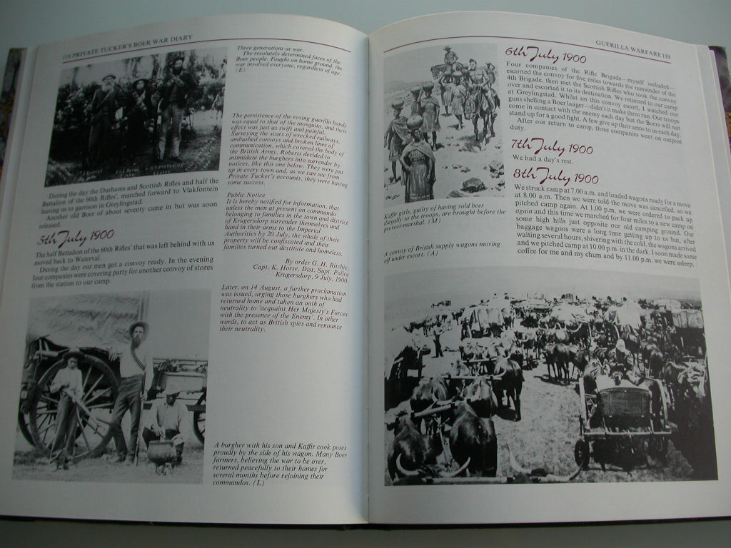 Todd & Fordham Private Tucker's Boer War diary