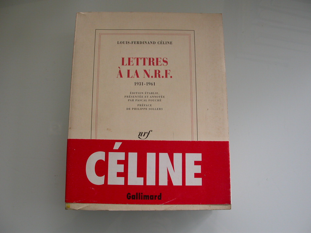 Céline Lettres à la NRF (1931-1961)