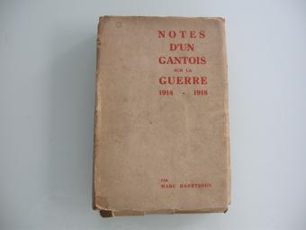 Baertsoen, Marc Notes d'un Gantois sur la guerre 1914-1918