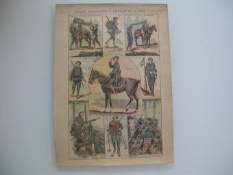 Imagerie Quantin Série 21 n°2 Armée française Chasseurs alpins