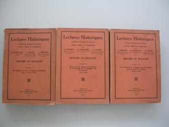 Paul Bonenfant, René Quicke et Louis Verniers - Histoire de Belgique