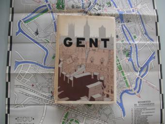 Gent geïllustreerde gids (1949) - Historische stadsgids met kaart en fotoboekje