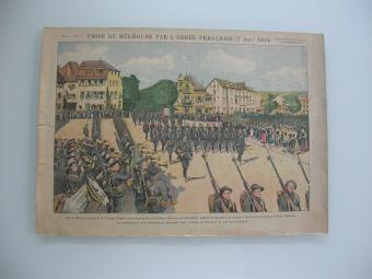 Imagerie Quantin Série 21 n°11 - Prise de Mulhouse (7 août 1914)