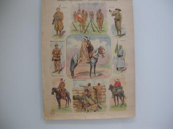 Imagerie Quantin Série 21 n°10 - Armée française Troupes coloniales