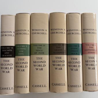 Winston S. Churchill The Second World War Complete six-volume set