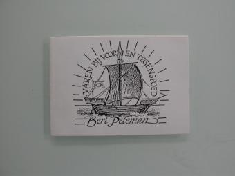 Bert Peleman gesigneerd kaartje met persoonlijke opdracht