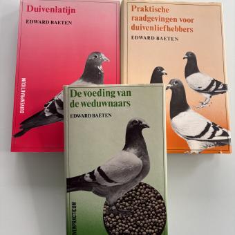 Edward Baeten - 3 boeken over duivensport