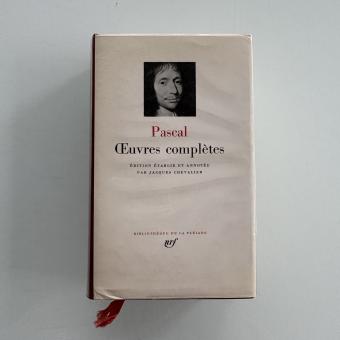 Blaise Pascal: Oeuvres complètes Bibliothèque de la Pléiade