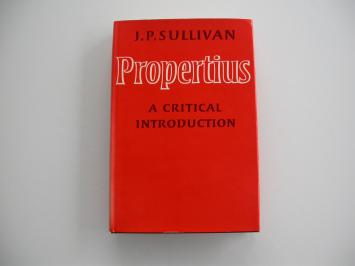 cover book Sullivan Propertius, a critical introduction