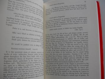 page book Sullivan Propertius, a critical introduction