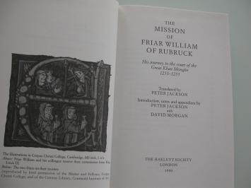 William of Rubruck - Journey to the Mongol Court (Hakluyt Society)