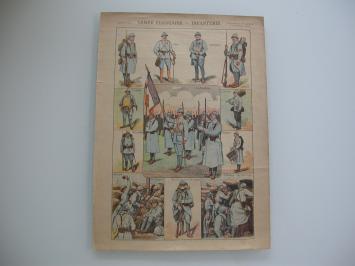 Imagerie Quantin Série 21 n°1 Armée française – Infanterie