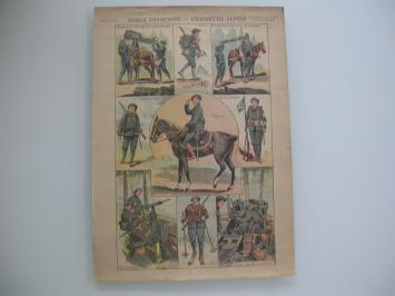 Imagerie Quantin Série 21 n°2 Armée française Chasseurs alpins