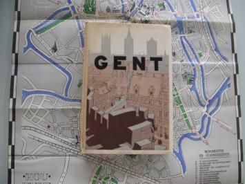 Gent geïllustreerde gids (1949) - Historische stadsgids met kaart en fotoboekje