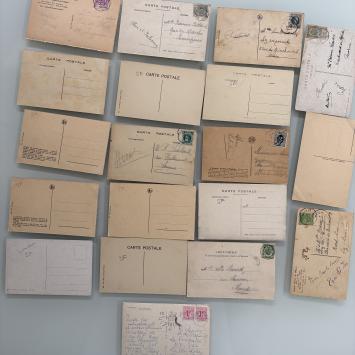 18 anciennes cartes postales Waterloo et la bataille de Waterloo