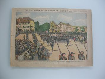 Imagerie Quantin Série 21 n°11 - Prise de Mulhouse (7 août 1914)
