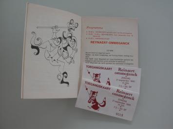 Programmabrochure Reynaert Ommeganck Hulst 1980