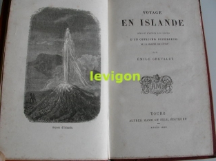 Chevalet Emile Voyage en Islande