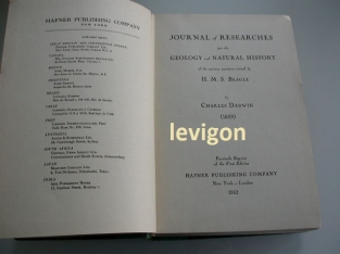 Darwin, Charles Journal of researches into the geology and natural history
