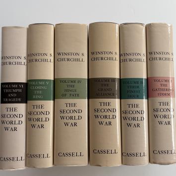 Winston S. Churchill The Second World War Complete six-volume set