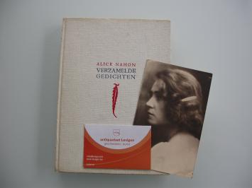 Nahon, Alice Verzamelde gedichten met originele postkaart