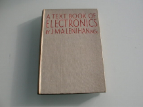 Lenihan A text book of electronics