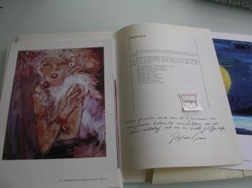 voorbeeld schilderkunst uit kunstmap Stephan Gorus 70 jaar 1913-1983 (gesigneerd met opdracht)