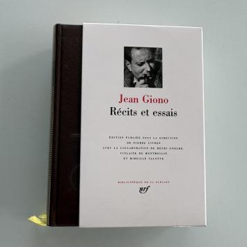Jean Giono Récits et essais Bibliothèque de la Pléiade