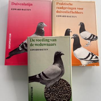 Edward Baeten - 3 boeken over duivensport